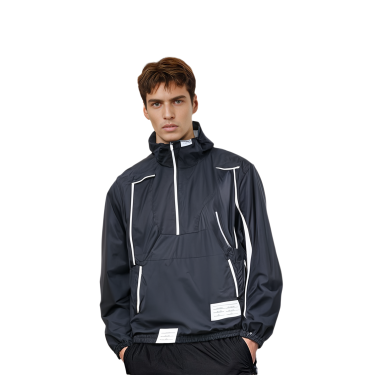 Details for 汤姆布朗 黑色尼龙套头夹克 MJT285A-06859-415