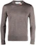 Buy THOM BROWNE 棕色Logo長袖圓領針織衫 MKA474A-Y1014-211