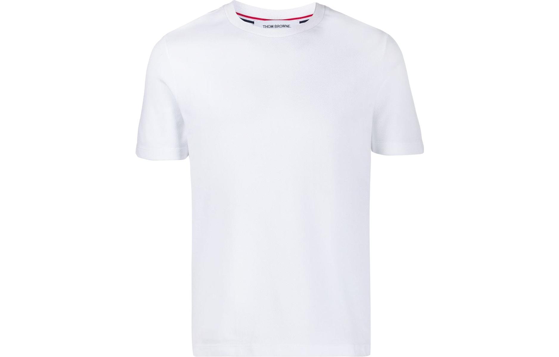 Thom Browne  Casual Four-Bar Stripe Short Sleeve T-Shirt MJS123A00050 圖 2