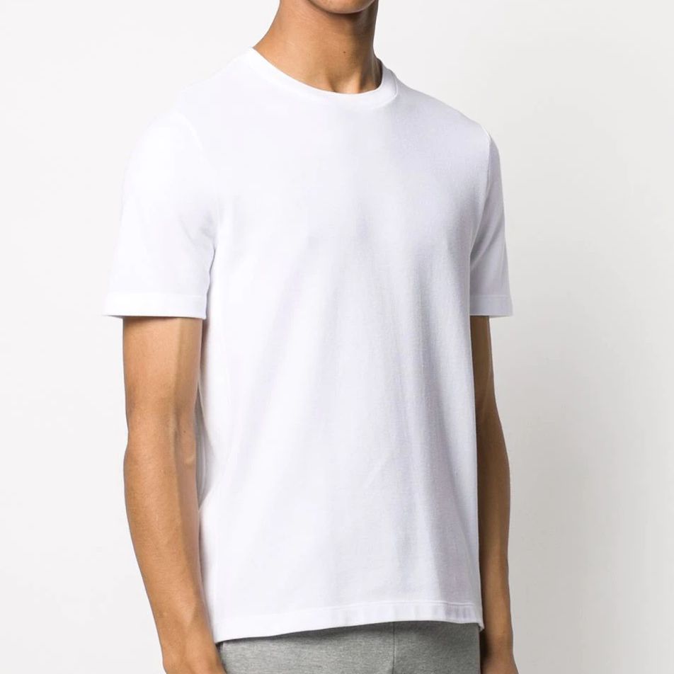 Thom Browne  Casual Four-Bar Stripe Short Sleeve T-Shirt MJS123A00050 圖 5