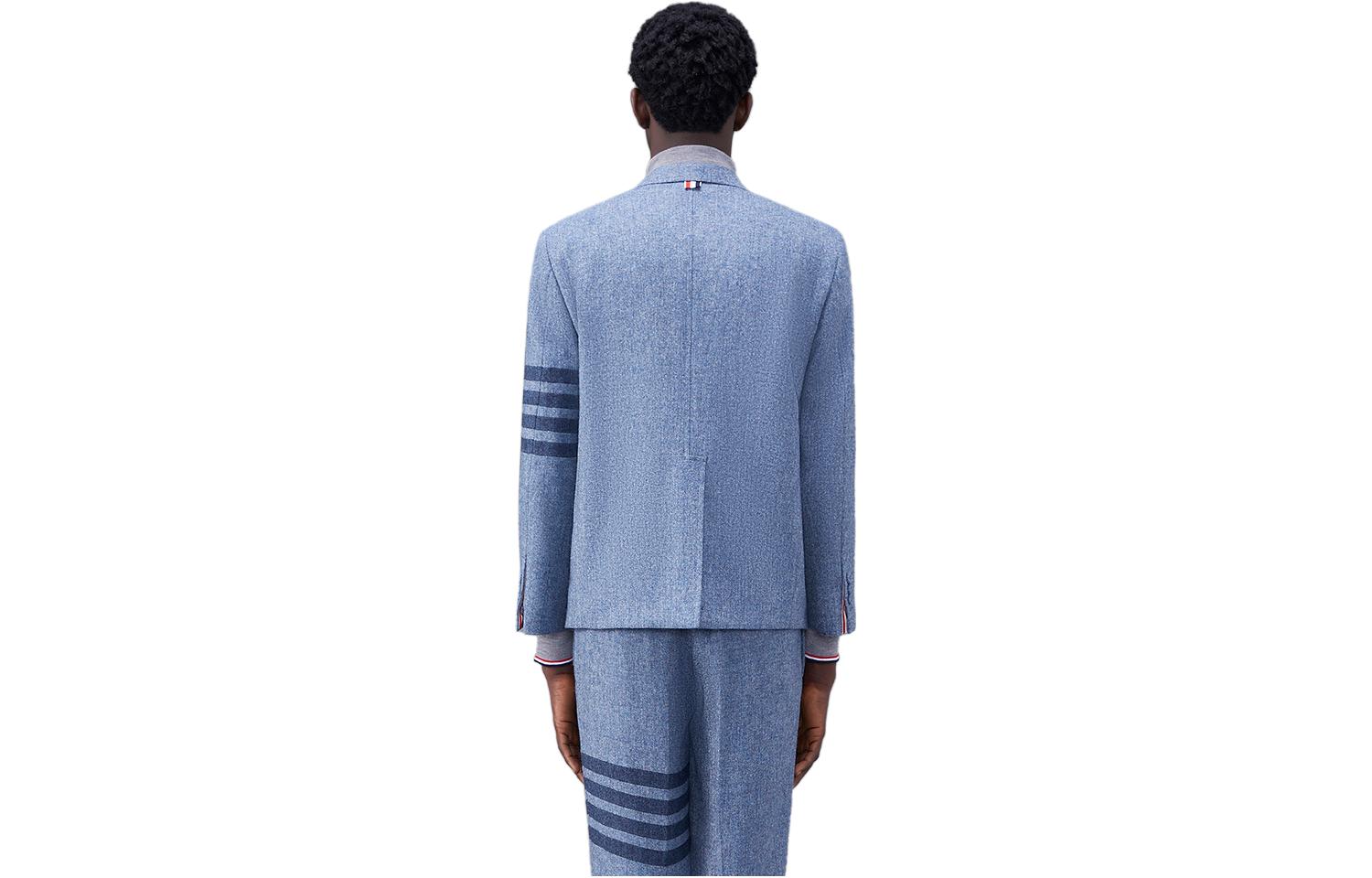 THOM BROWNE  Casual Four-Stripe Tweed Suit. MJU560A-05385 圖 2