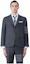Shop THOM BROWNE 休闲四条纹粗花呢西装。 MJU560A-05385