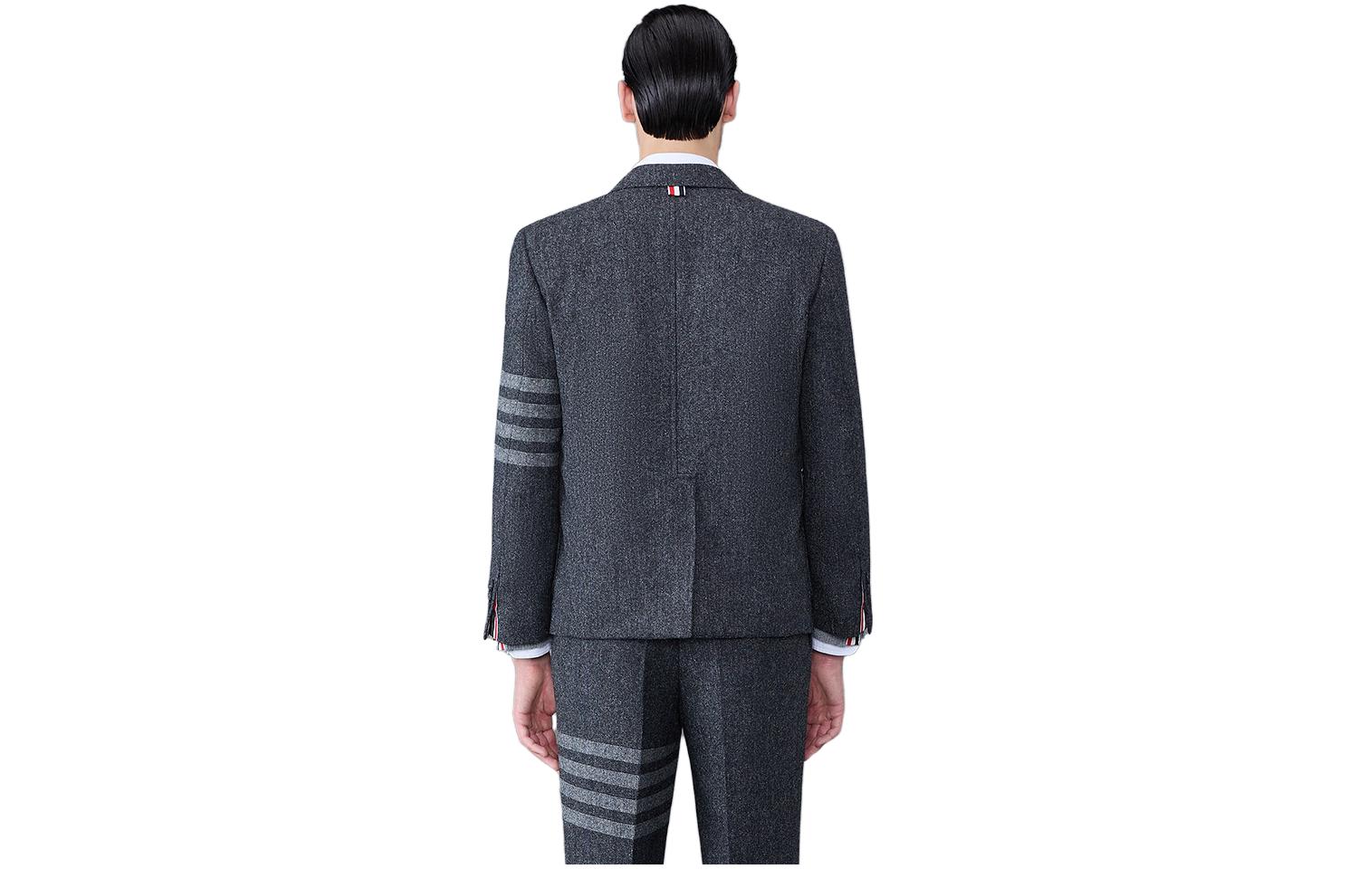 THOM BROWNE  Casual Four-Stripe Tweed Suit. MJU560A-05385 圖 5