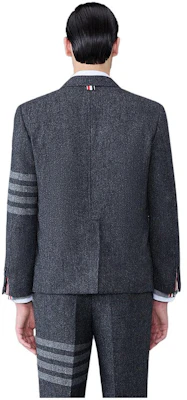 THOM BROWNE 休闲四条纹粗花呢西装。 MJU560A-05385 Purchase THOM BROWNE 休闲四条纹粗花呢西装。 MJU560A-05385