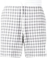 THOM BROWNE Checkered Lace-Up Shorts Multicolor. MJQ168A-F0282-035 THOM BROWNE Checkered Lace-Up Shorts Multicolor. MJQ168A-F0282-035