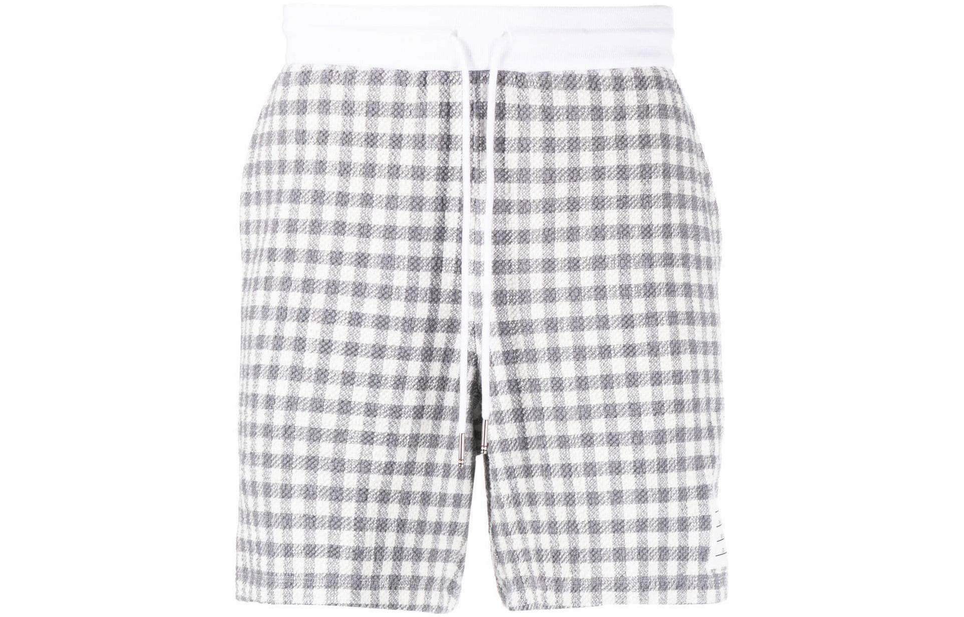 Order 汤姆布朗 男士多彩格子系带短裤 MJQ168A-F0282-035