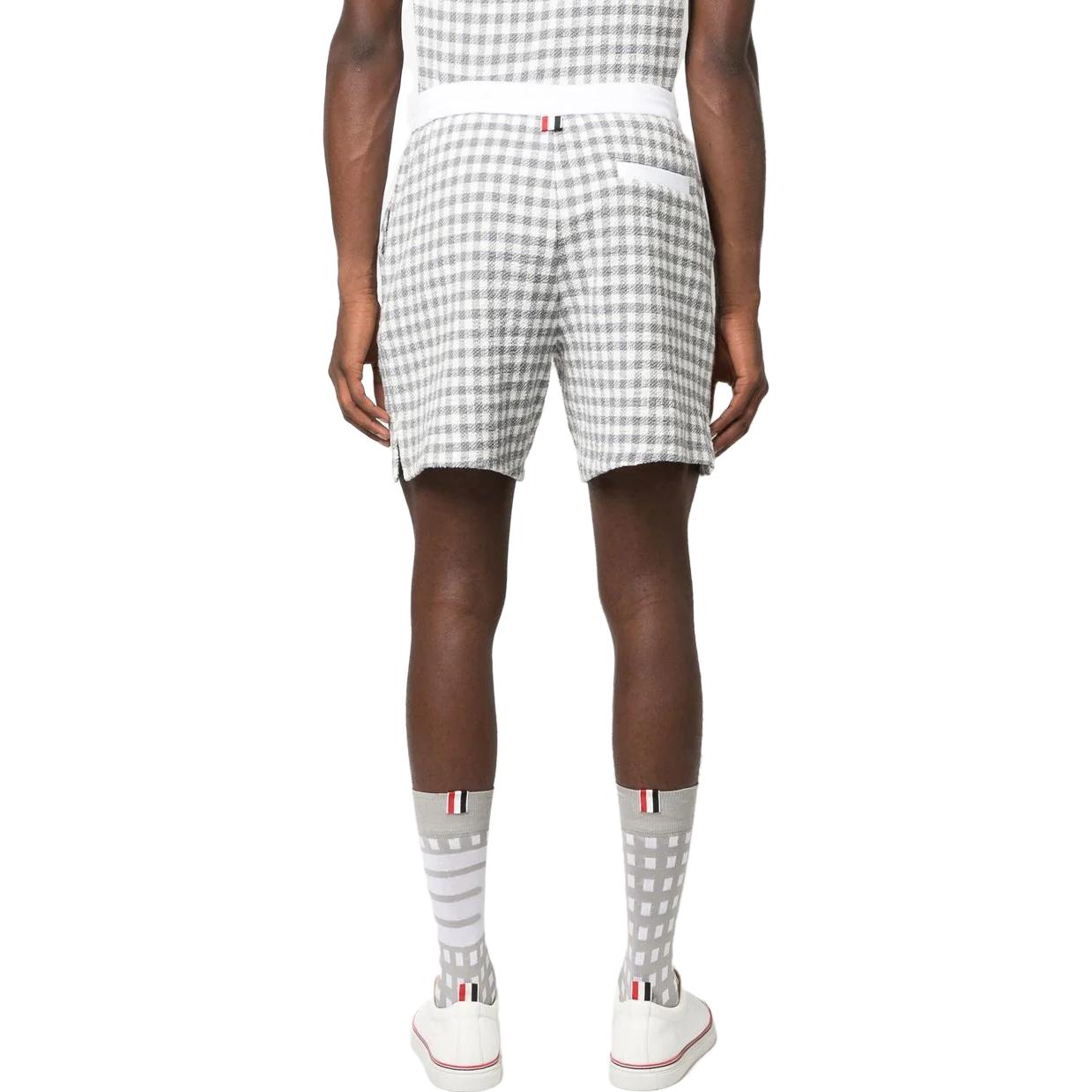 Shop 汤姆布朗 男士多彩格子系带短裤 MJQ168A-F0282-035