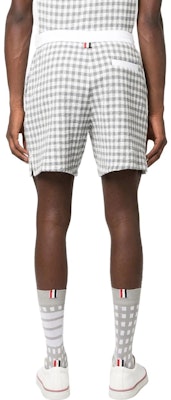 汤姆布朗 男士多彩格子系带短裤 MJQ168A-F0282-035 Shop 汤姆布朗 男士多彩格子系带短裤 MJQ168A-F0282-035