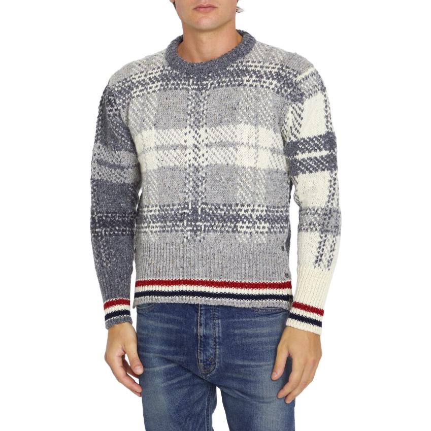 Lookbook 汤姆布朗 花卉针织套头毛衣 圆领 秋冬款式 MKA410F-Y1506-982