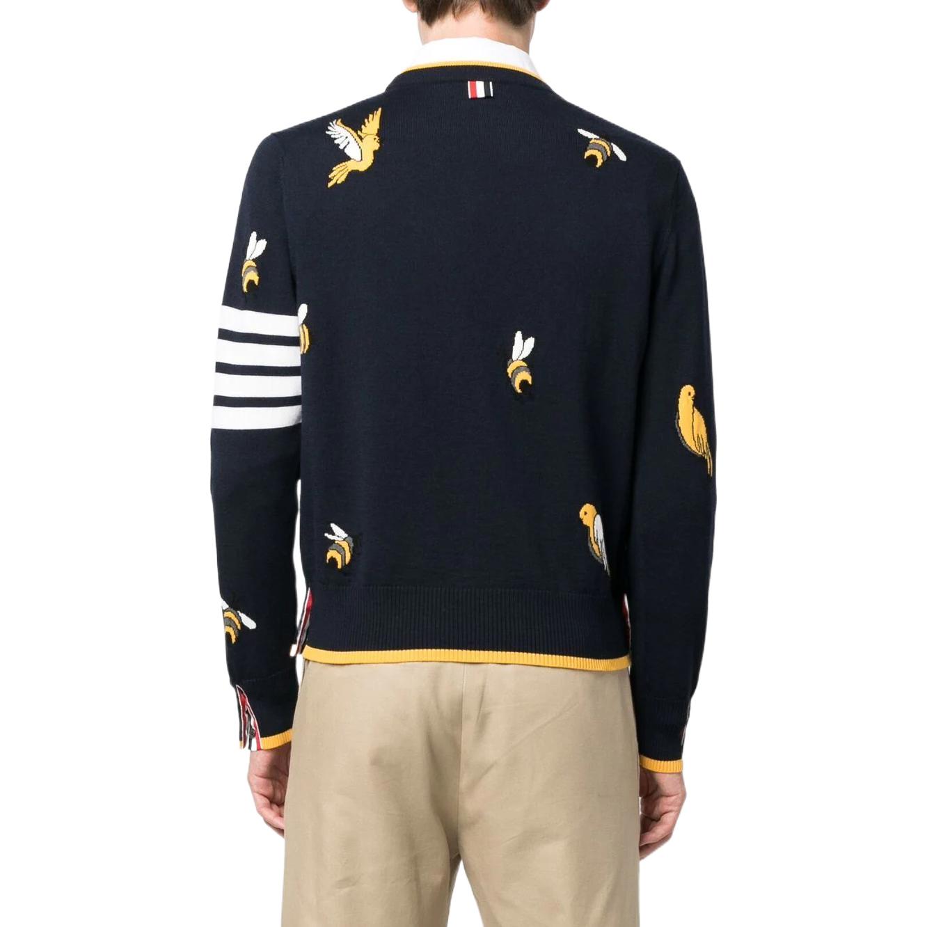 Thom Browne  Floral Print Round Neck Sweater. MKA444A-Y1002-415 圖 3