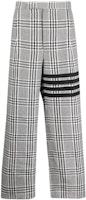 Thom Browne Four-Stripes Plaid Casual Pants MTC180H-07889-980 Thom Browne Four-Stripes Plaid Casual Pants MTC180H-07889-980