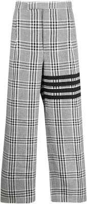 Thom Browne 四条纹格纹休闲长裤 MTC180H-07889-980 Buy Thom Browne 四条纹格纹休闲长裤 MTC180H-07889-980
