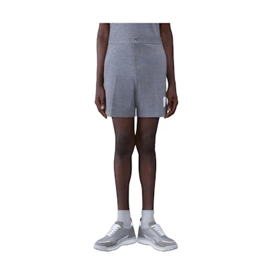 Thom Browne Gray Buttoned Loose-Fit Straight Casual Shorts. MJQ189A-J0020-035