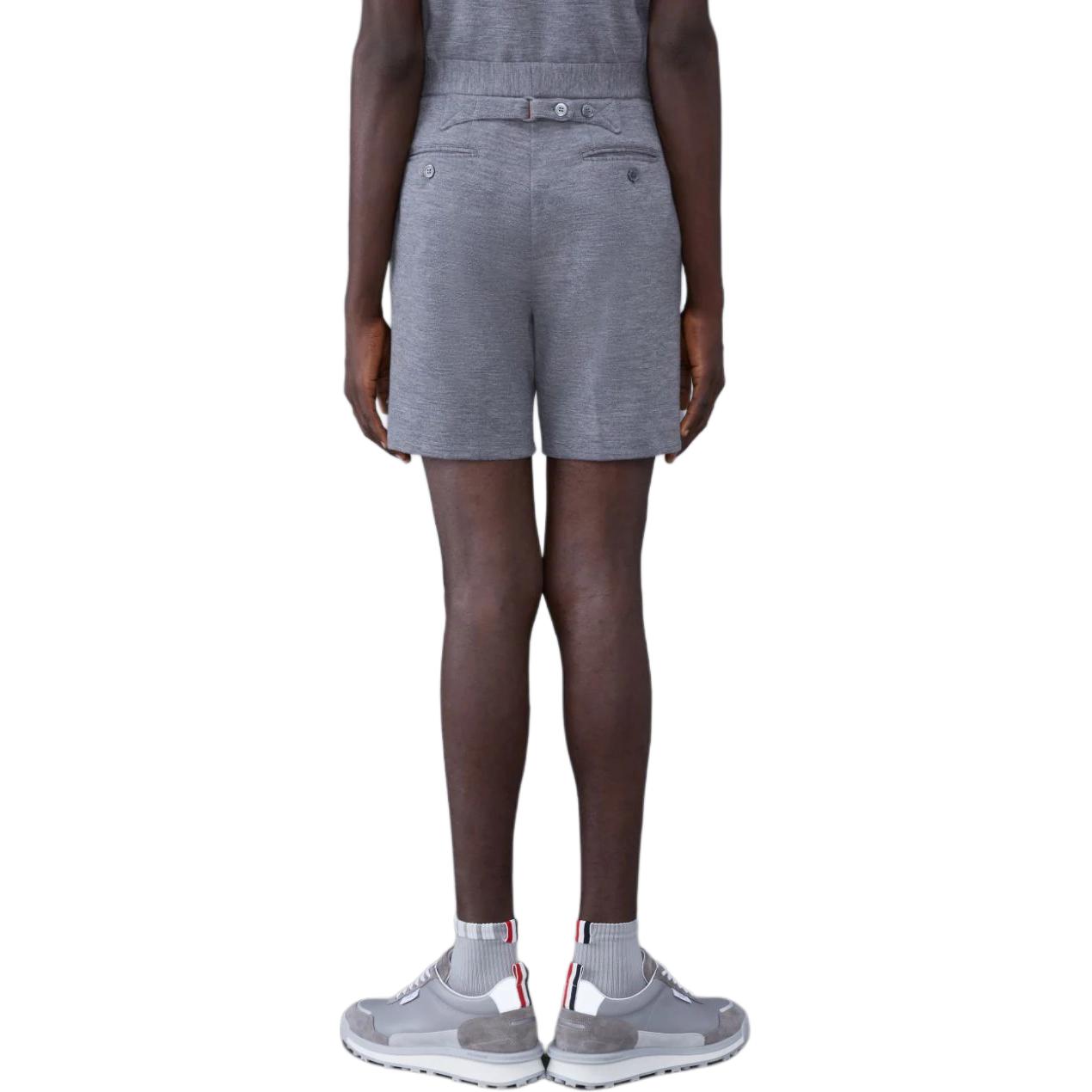 Thom Browne  Gray Buttoned Loose-Fit Straight Casual Shorts. MJQ189A-J0020-035 圖 4