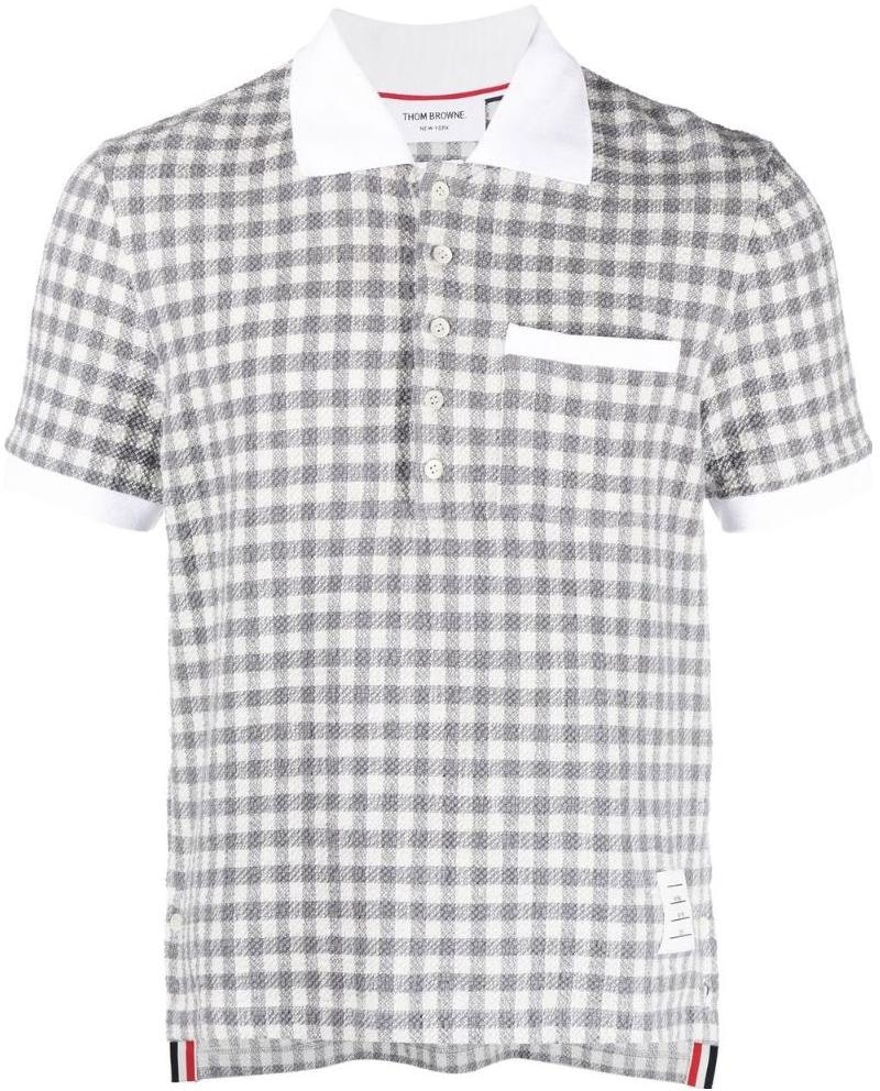 thom-browne-gray-short-sleeve-polo-shirt-with-checkered-patch-mjp-175-a-f0282-035