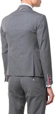 Thom Browne Jas Abu-Abu Lengan Panjang Single-Breasted Solid. MJC159G-04502-035 Purchase Thom Browne Jas Abu-Abu Lengan Panjang Single-Breasted Solid. MJC159G-04502-035