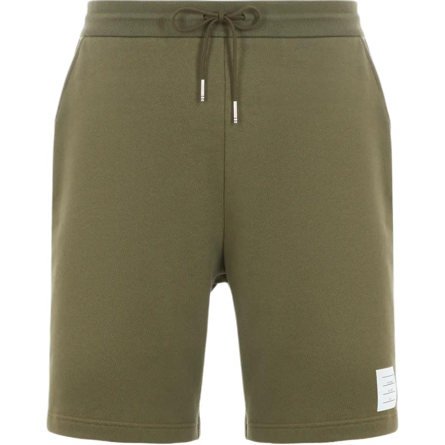 THOM BROWNE  Green Drawstring Elastic Waist Casual Shorts 5-inch. MJQ201A-J0007-320