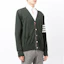 Purchase Thom Browne Green Striped V-Neck Sweater MKC002A-Y1014-320