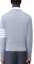Shop Thom Browne 灰色圓領提花圖案毛衣. MKA486A-Y1002-055