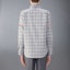 Purchase Thom Browne 灰色格紋長袖休閒襯衫 MWL301O-F0350-035