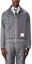 Order THOM BROWNE Grey Relaxed Fit Zip-Up Hoodie Jacket MJT496A-06859-045