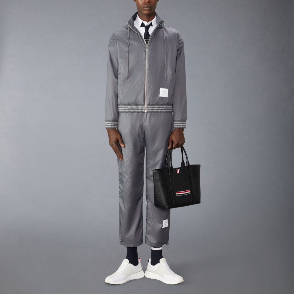 THOM BROWNE  Grey Relaxed Fit Zip-Up Hoodie Jacket MJT496A-06859-045 圖 3