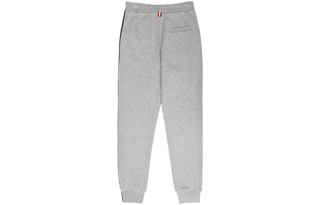 Lookbook THOM BROWNE 灰色側條紋運動長褲 JH-MJQ066A-03377-055