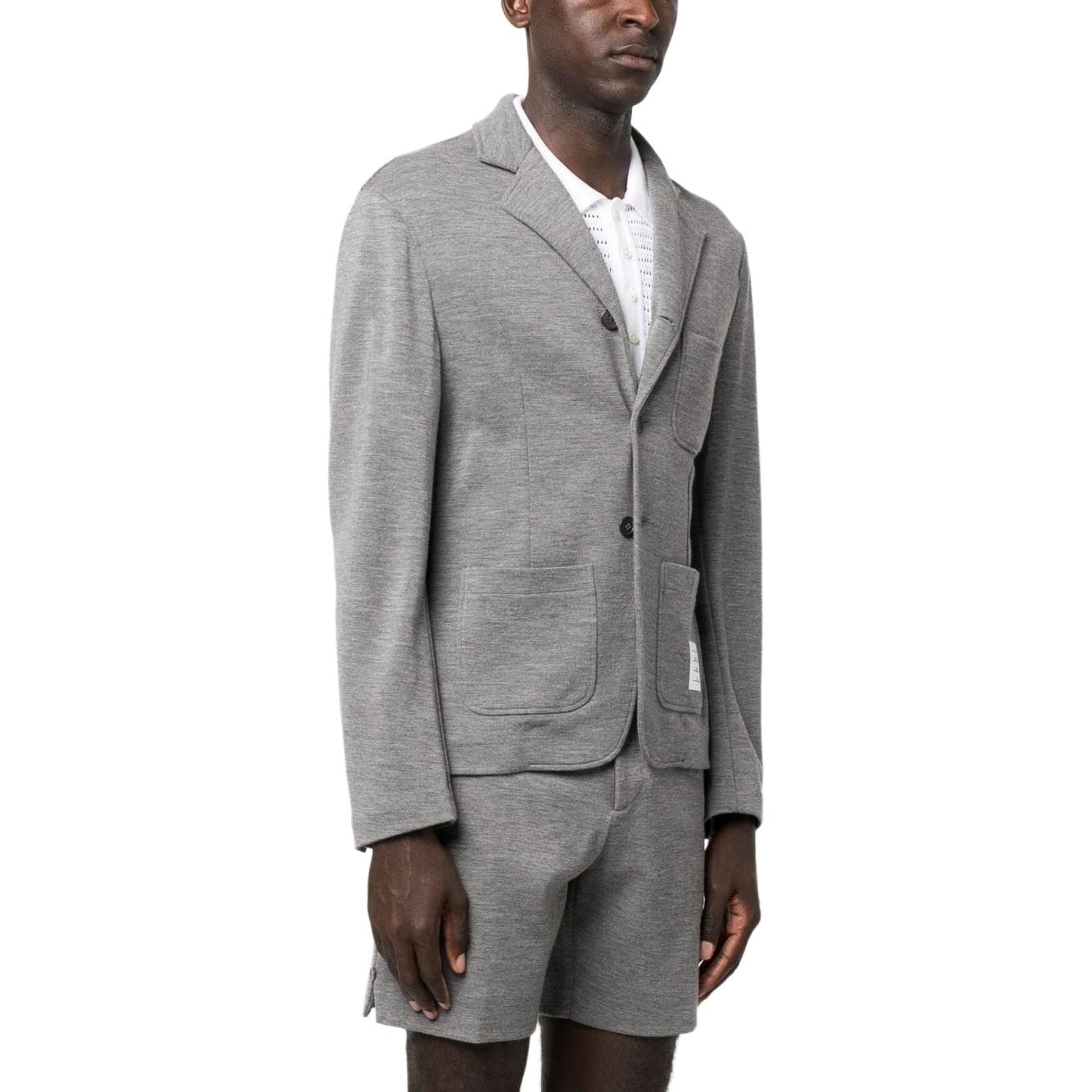 THOM BROWNE  Grey Single-Breasted Long Sleeve Blazer MJT308-AJ0020-035 圖 5