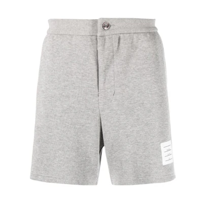 THOM BROWNE Grey Solid Comfort Straight Shorts - Summer Edition MJQ164A-J0029