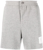 Order THOM BROWNE Celana Pendek Abu Solid Comfort Straight - Edisi Musim Panas MJQ164A-J0029