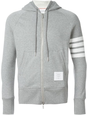 トムブラウン グレー ソリッド ジップアップ パーカー ジャケット MJT022H00535068CO Order トムブラウン グレー ソリッド ジップアップ パーカー ジャケット MJT022H00535068CO