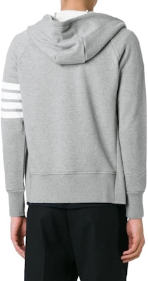 トムブラウン グレー ソリッド ジップアップ パーカー ジャケット MJT022H00535068CO Shop トムブラウン グレー ソリッド ジップアップ パーカー ジャケット MJT022H00535068CO