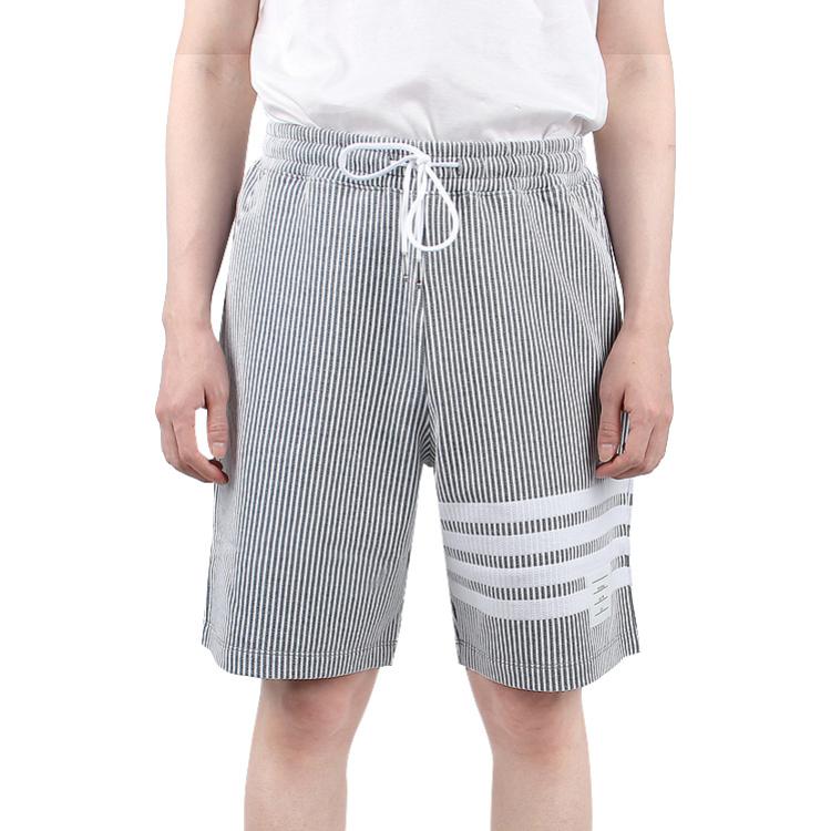 Thom Browne  Grey Striped Drawstring Casual Shorts. MJQ166A-J0063-055 圖 7