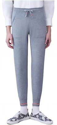 Pantalones Jogger de Punto a Rayas Grises Thom Browne. MKQ014A-Y2001-055 Buy Pantalones Jogger de Punto a Rayas Grises Thom Browne. MKQ014A-Y2001-055