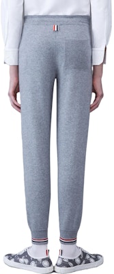 Pantalones Jogger de Punto a Rayas Grises Thom Browne. MKQ014A-Y2001-055 Shop Pantalones Jogger de Punto a Rayas Grises Thom Browne. MKQ014A-Y2001-055