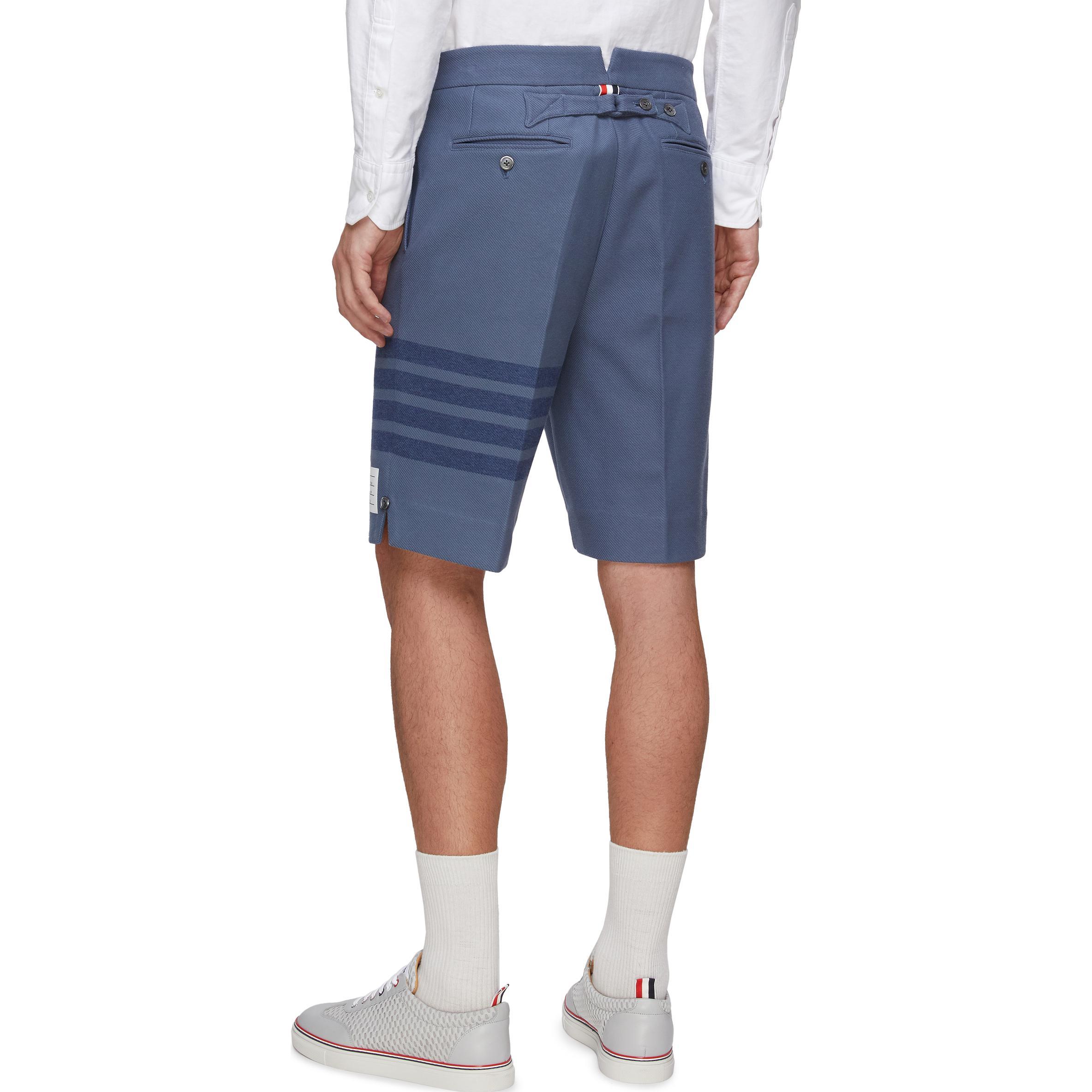 Thom Browne  High-Waisted 4-Bar Casual Shorts MJQ159A-06772-422 圖 4