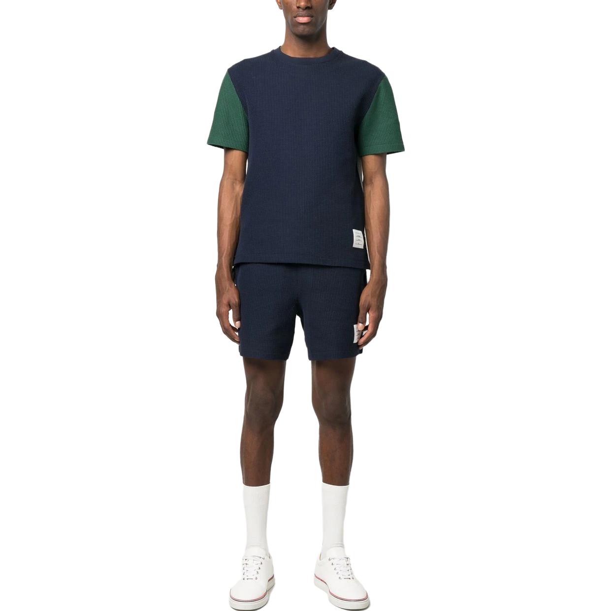 THOM BROWNE  Logo Patch Crewneck Short Sleeve T-Shirt. MJS230F-J0003-309 圖 3