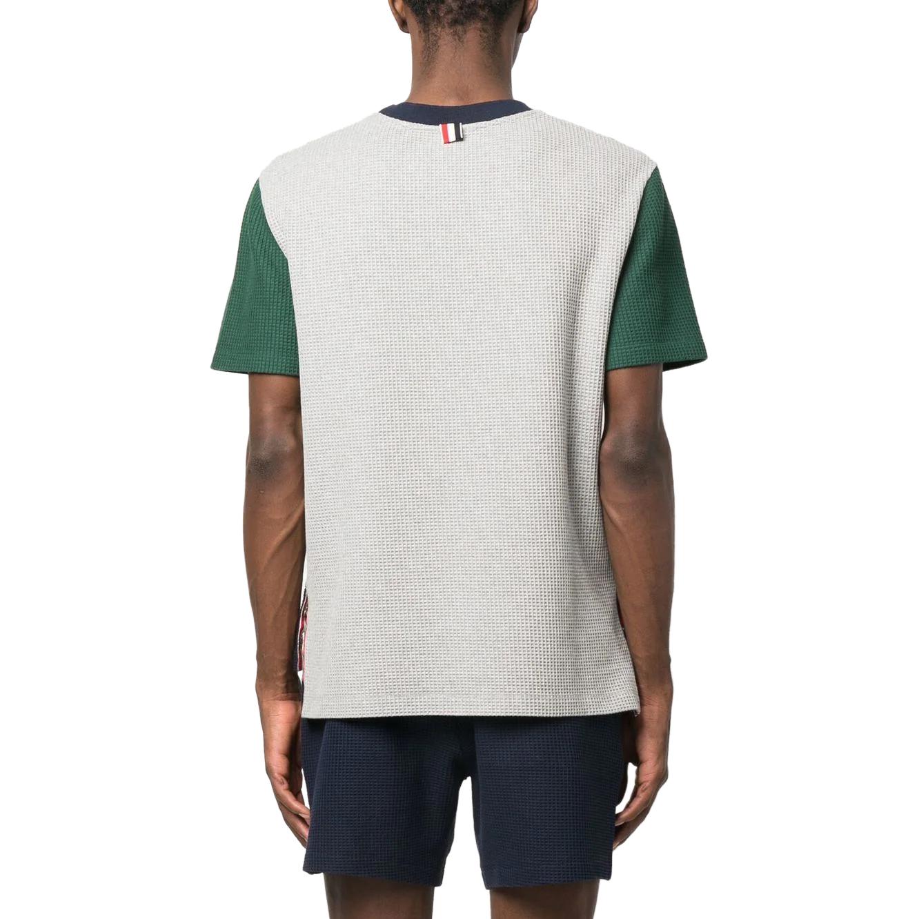 THOM BROWNE  Logo Patch Crewneck Short Sleeve T-Shirt. MJS230F-J0003-309 圖 4