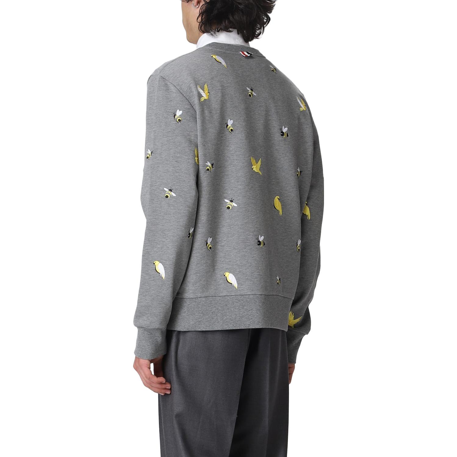 Thom Browne  Loose Fit Bee Embroidery Crewneck Sweater Long Sleeve. MJT367E06931-BCS 圖 4