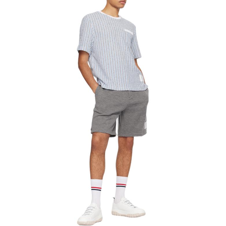 Thom Browne  Multicolor Stripe Crewneck T-Shirt Grey MJS250A-J0134-996 圖 5