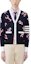 Buy Thom Browne Navy Blue Printed V-Neck Slim Fit Knit Cardigan. MKC531A-Y3007-415
