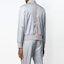 Shop Thom Browne Jaket Bomber Lengan Panjang Silver dengan Detail Garis Belakang. MJT171A-03215-055