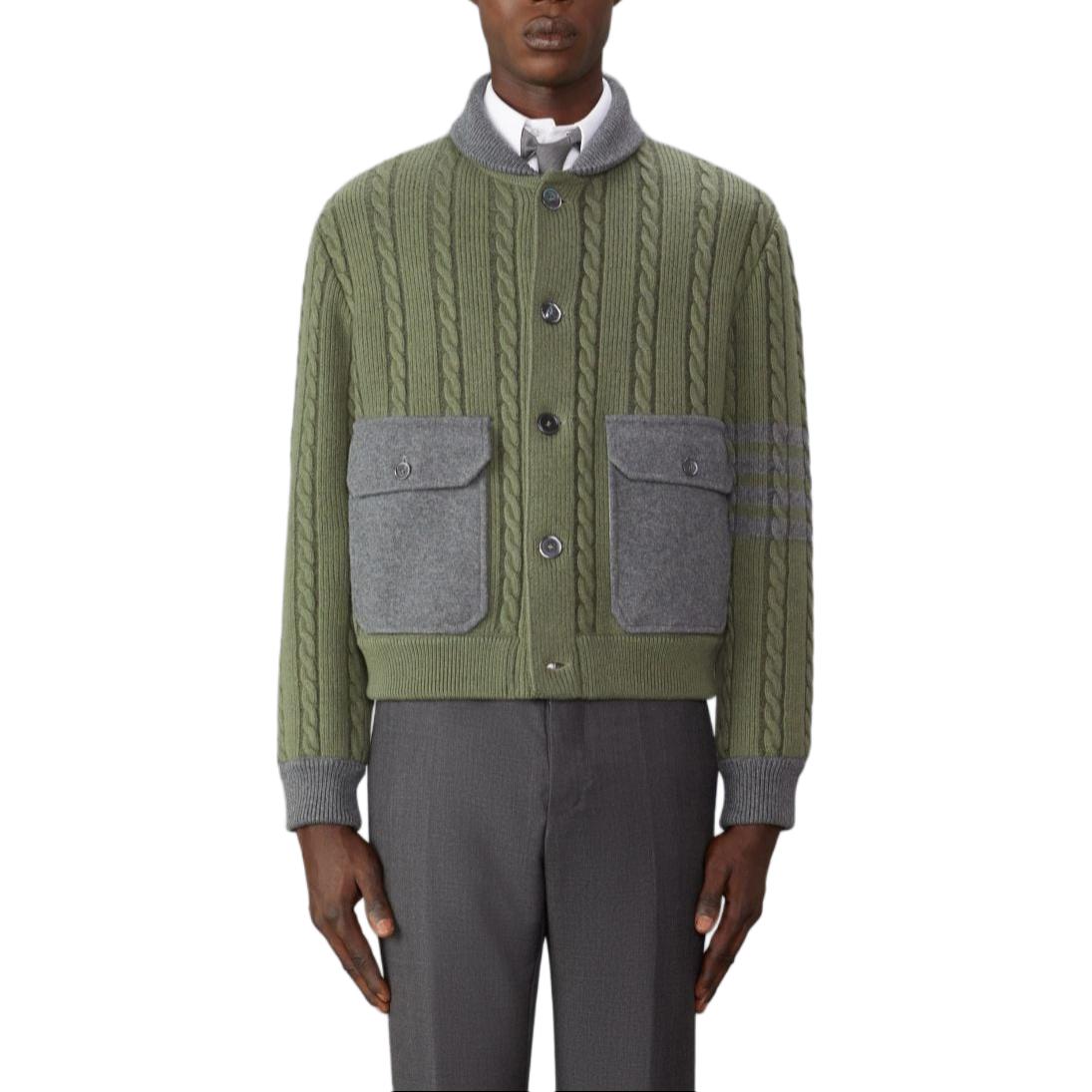 Thom Browne  Simple Casual Long Sleeve Button Jacket - Dark Green MKJ119B-Y1019-322 圖 2