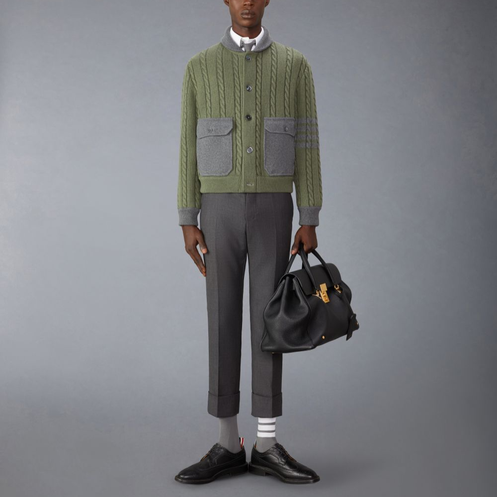 Thom Browne  Simple Casual Long Sleeve Button Jacket - Dark Green MKJ119B-Y1019-322 圖 3