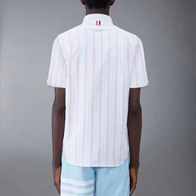 Camisa Thom Browne Rayas Sencillas Manga Corta Naranja Claro MWS314A-F0526-825 Purchase Camisa Thom Browne Rayas Sencillas Manga Corta Naranja Claro MWS314A-F0526-825