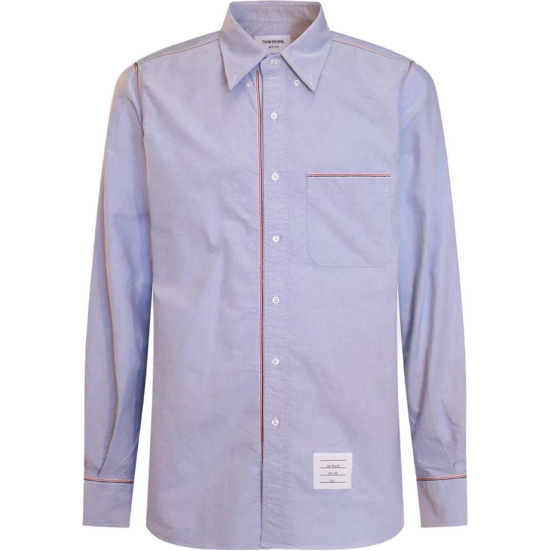 Thom Browne  Single-Breasted Shirt Light Blue Long Sleeve. MWL406A-F0313-480 圖 2