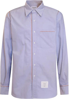 Thom Browne Single-Breasted Shirt Light Blue Long Sleeve. MWL406A-F0313-480 Order Thom Browne Single-Breasted Shirt Light Blue Long Sleeve. MWL406A-F0313-480
