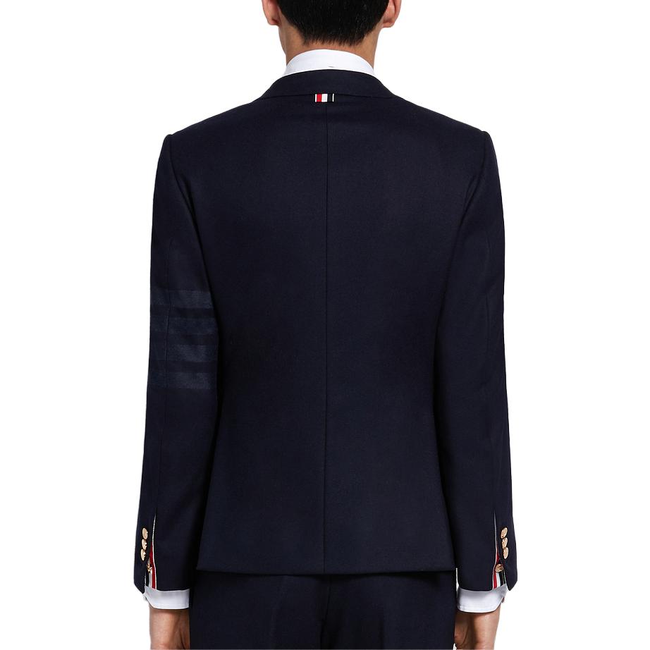 THOM BROWNE  Single-Breasted Solid Suit with Logo Design. MJC001A06393415 圖 4