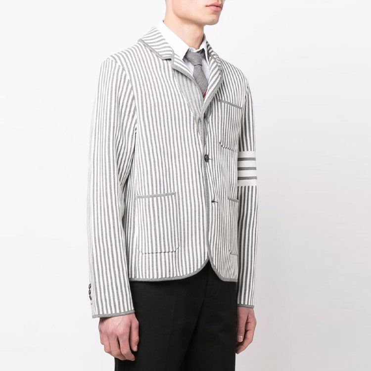 Thom Browne  Single-Breasted Suit with Stripe Detail. MKJ080A-Y3007-055 圖 5