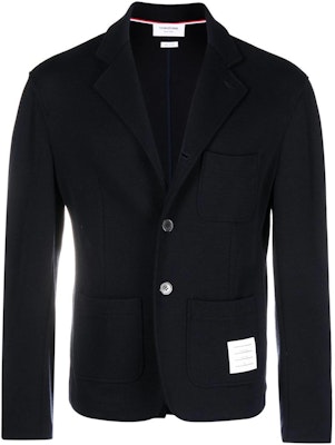 THOM BROWNE Chaqueta Azul Slim-Fit de Lana con Botón Único SS24. MJT308A-J0020-415 Buy THOM BROWNE Chaqueta Azul Slim-Fit de Lana con Botón Único SS24. MJT308A-J0020-415